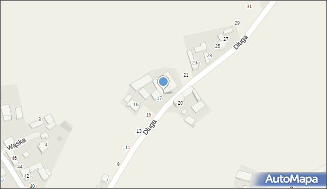 Podlesie, Długa, 19, mapa Podlesie