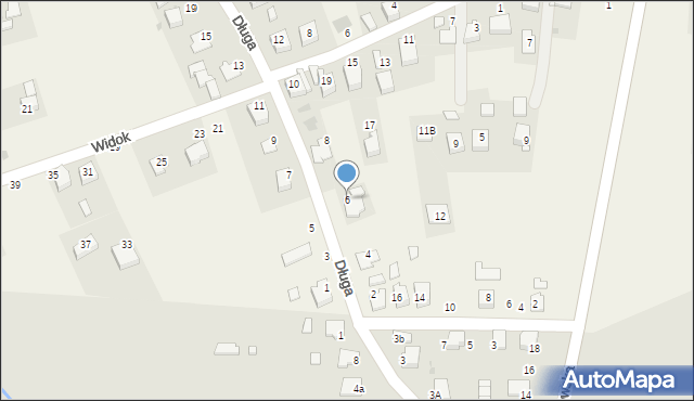 Podolsze, Długa, 6, mapa Podolsze