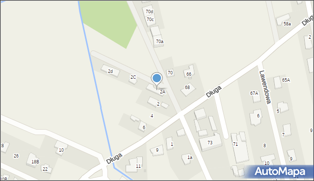 Podolszyn Nowy, Długa, 2B, mapa Podolszyn Nowy