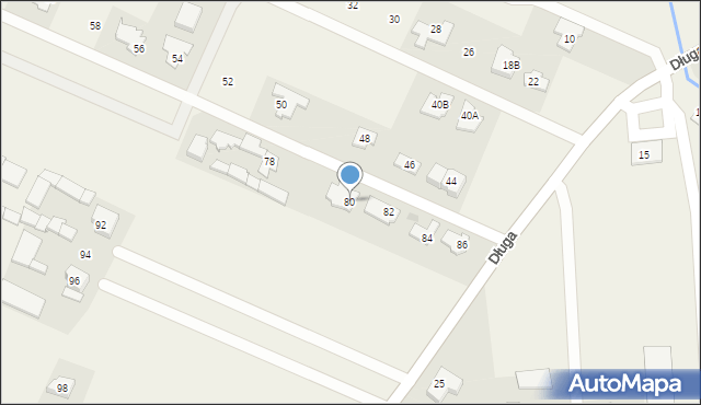 Podolszyn Nowy, Długa, 80, mapa Podolszyn Nowy