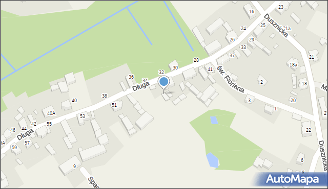 Podrzewie, Długa, 49, mapa Podrzewie