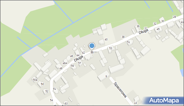 Podrzewie, Długa, 55, mapa Podrzewie