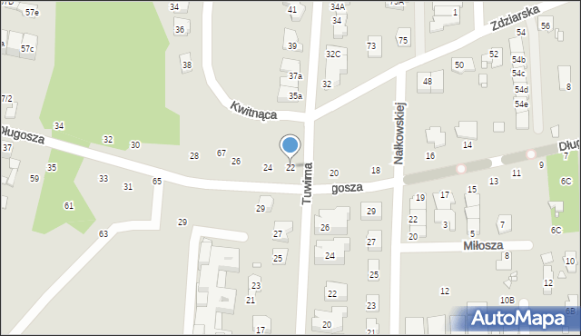 Pruszków, Długosza Jana, 22, mapa Pruszków