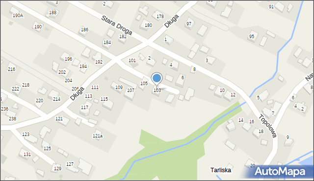 Przeciszów, Długa, 103, mapa Przeciszów