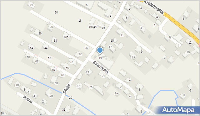 Przeciszów, Długa, 19, mapa Przeciszów