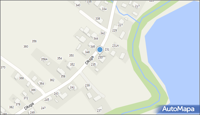 Przeciszów, Długa, 233, mapa Przeciszów