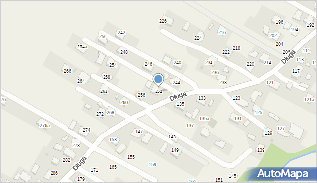 Przeciszów, Długa, 252, mapa Przeciszów