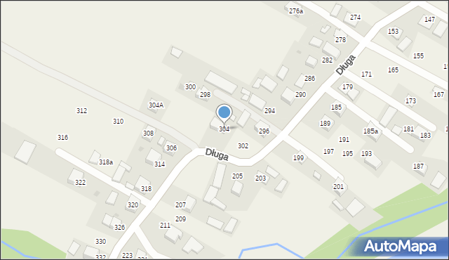 Przeciszów, Długa, 304, mapa Przeciszów