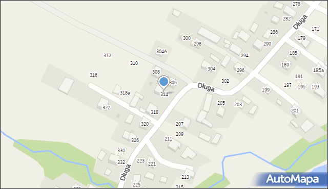 Przeciszów, Długa, 314, mapa Przeciszów