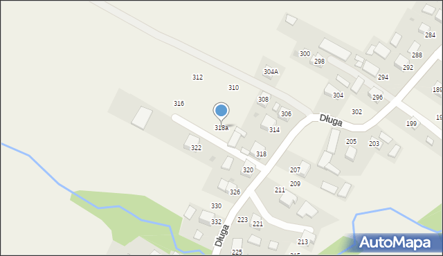 Przeciszów, Długa, 318a, mapa Przeciszów