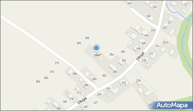 Przeciszów, Długa, 358A, mapa Przeciszów