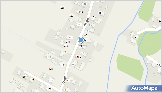 Przeciszów, Długa, 73, mapa Przeciszów