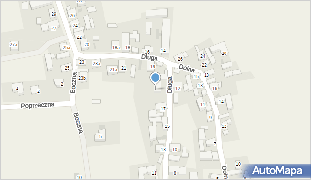 Przedmoście, Długa, 19a, mapa Przedmoście