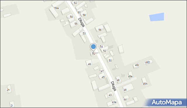 Przedmoście, Długa, 51, mapa Przedmoście