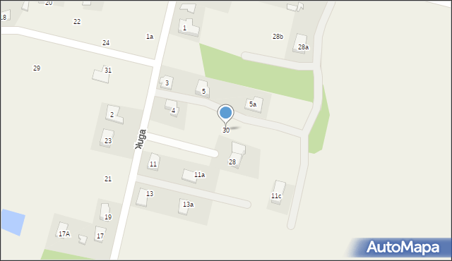 Przyborów, Długa, 30, mapa Przyborów