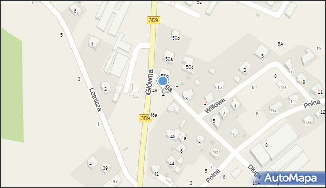 Psary, Długa, 2, mapa Psary