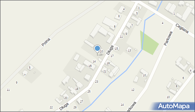 Pysząca, Długa, 12, mapa Pysząca