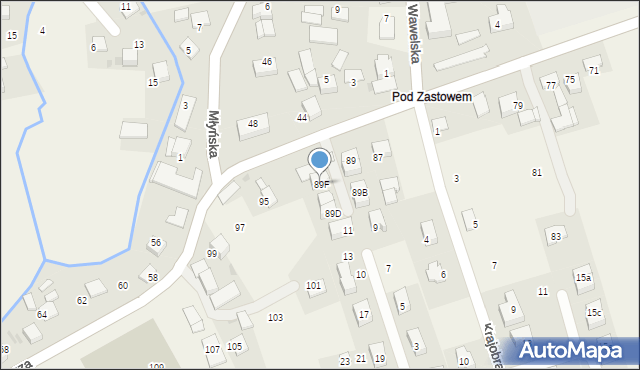 Raciborowice, Długosza Jana, 89F, mapa Raciborowice