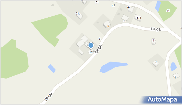 Ramleje, Długa, 10, mapa Ramleje