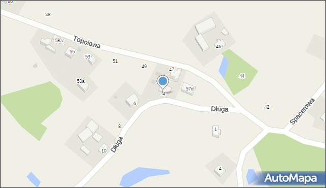 Ramleje, Długa, 4, mapa Ramleje