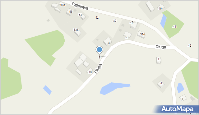 Ramleje, Długa, 8, mapa Ramleje