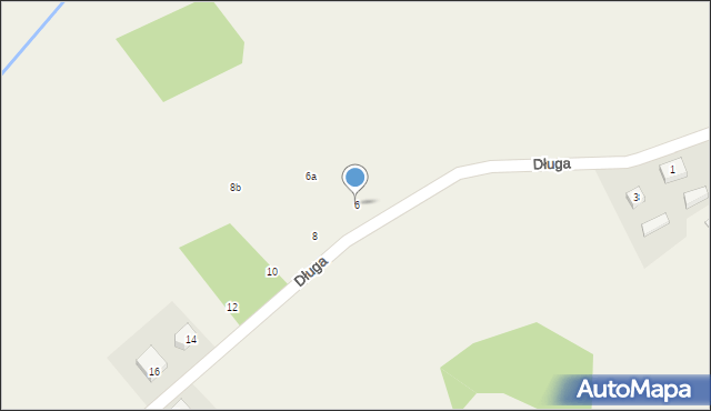Rąty, Długa, 6, mapa Rąty
