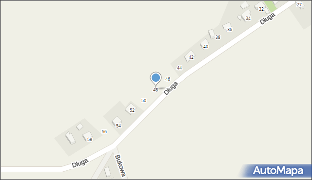 Rąty, Długa, 48, mapa Rąty