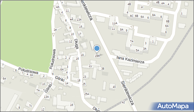 Rawicz, Długa, 19A, mapa Rawicz