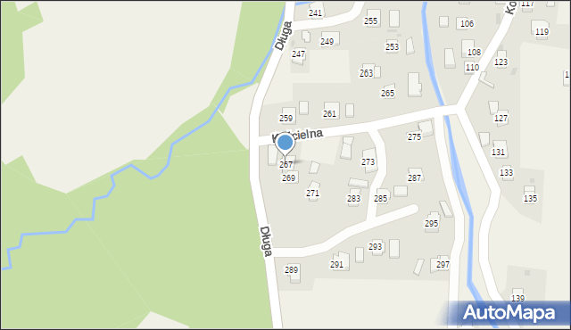 Rogi, Długa, 267, mapa Rogi