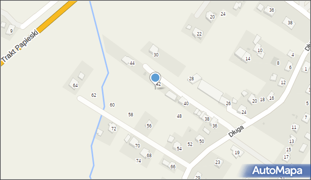 Rogi, Długa, 46, mapa Rogi