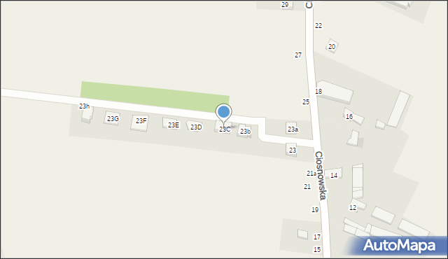 Rosanów, Długa, 23C, mapa Rosanów