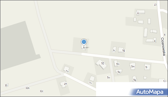 Rosanów, Długa, 7l, mapa Rosanów