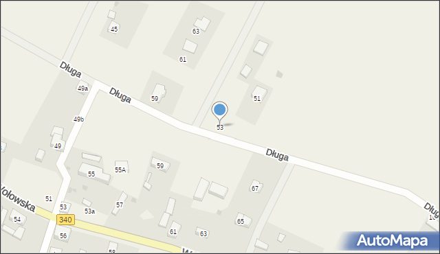 Rościsławice, Długa, 53, mapa Rościsławice