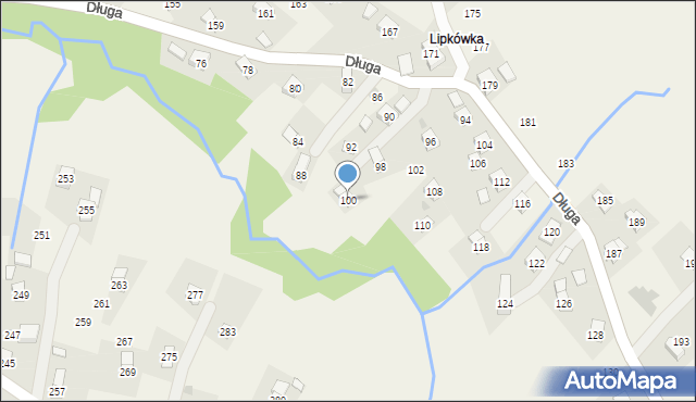 Równe, Długa, 100, mapa Równe