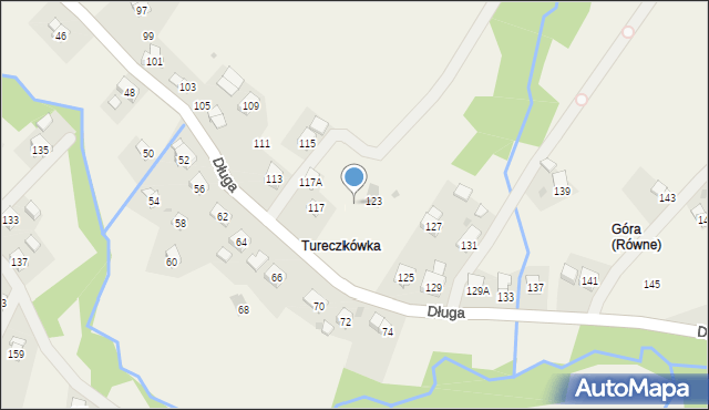 Równe, Długa, 121, mapa Równe