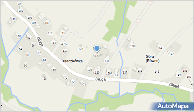 Równe, Długa, 127, mapa Równe