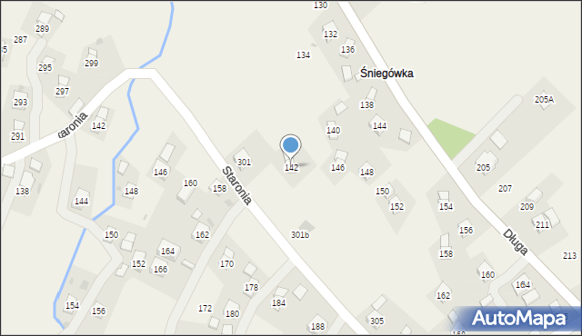 Równe, Długa, 142, mapa Równe