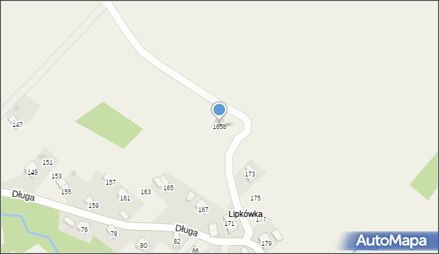 Równe, Długa, 165b, mapa Równe