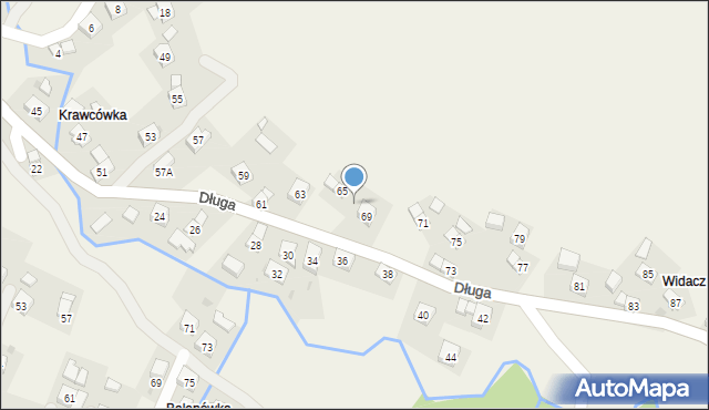 Równe, Długa, 67, mapa Równe
