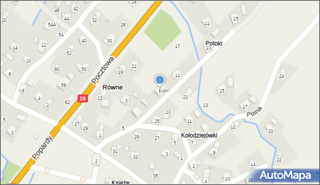 Równe, Długa, 7, mapa Równe