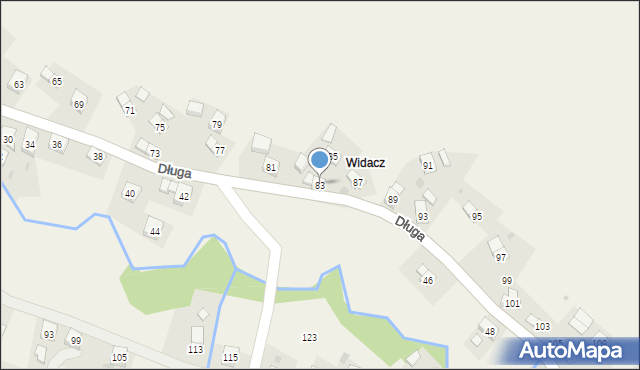 Równe, Długa, 83, mapa Równe