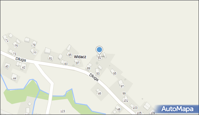 Równe, Długa, 91, mapa Równe