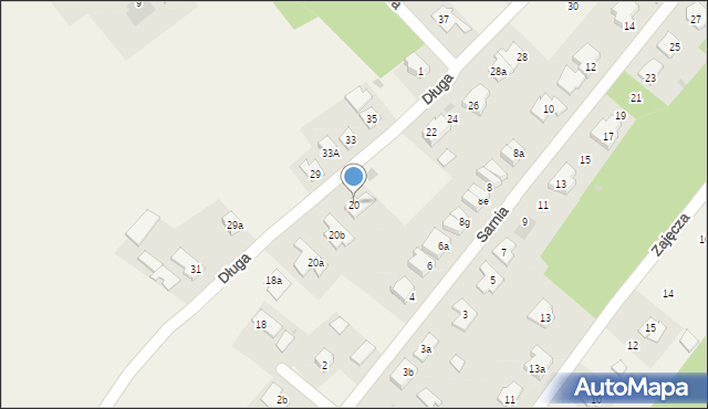 Rozgarty, Długa, 20, mapa Rozgarty