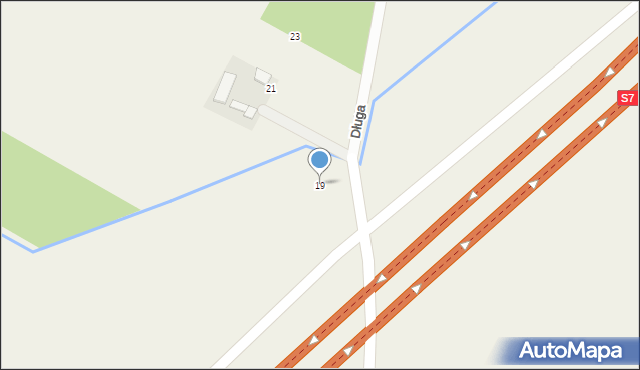 Ruda, Długa, 19, mapa Ruda