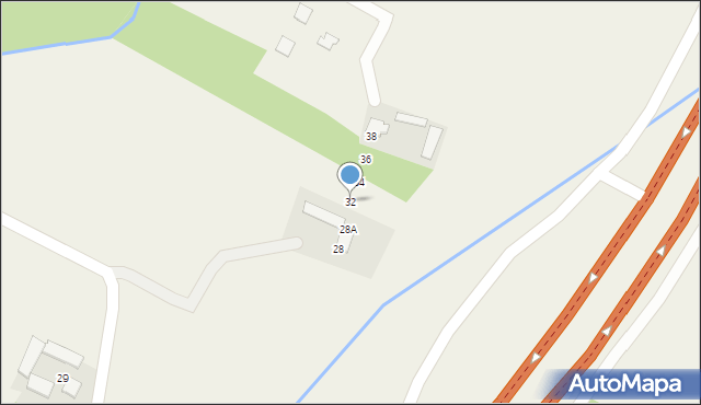 Ruda, Długa, 32, mapa Ruda