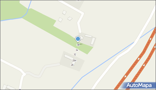 Ruda, Długa, 36, mapa Ruda