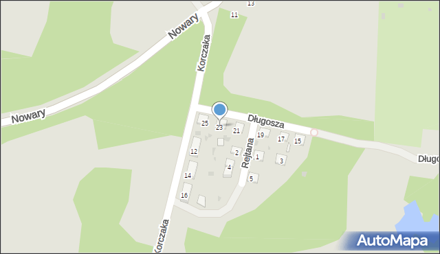 Ruda Śląska, Długosza Jana, 23, mapa Rudy Śląskiej