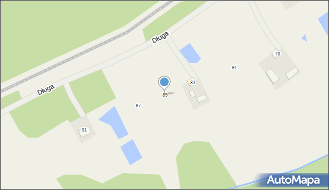 Rudka, Długa, 85, mapa Rudka