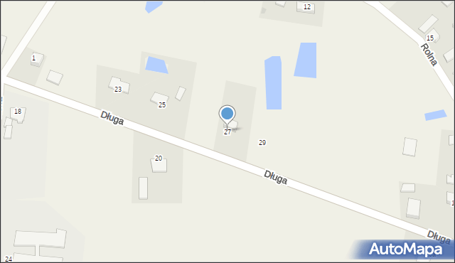 Rudzienice, Długa, 27, mapa Rudzienice