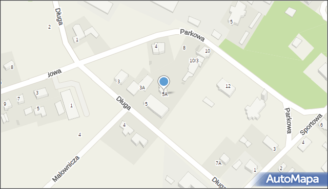 Rudzienice, Długa, 5A, mapa Rudzienice